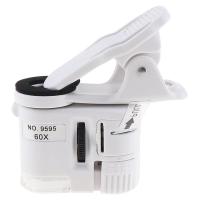 ราคา กล้องขยายไมโครสโคป กำลังขยาย60เท่า มีไฟ LED UV ตรวจเช็คลายน้ำบนธนบัตรสกุลเงินต่างๆ ปรับเลนส์ซูมได้ Universal Clip Type 60X LED Microscope (21466557745)