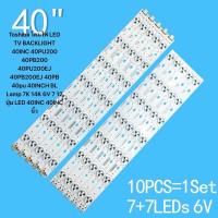 ราคา Toshiba 40 โคมไฟ LED TV BACKLIGHT 40INC 40PU200 40PB200 40PU200EJ 40PB200EJ 40PB 40pu 40INCH BL Lamp 7K 14K 6V 7 14ปุ่ม LED 40INC 40INC นิ้วC202806WCA072211A13A (22346857006)