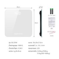 ราคา เครื่องชั่งน้ำหนักดิจิตอล Digital Weight Scale เครื่องชั่งน้ำหนัก ช่วงการวัด 0 3 180 กก จอแสดงผล LED ใช้ถ่าน AAA 2ก้อน Thejoyful (22556420263)