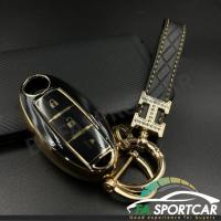 ราคา กรอบกุญแจรถยนต์ TPU Nissan March X Trail Navara Juke Pulsar Teana Almera Sylphy แบบ 3 ปุ่ม ปลอกกุญแจ เคสกุญแจรถ (19902559676)