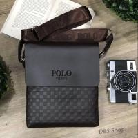 ราคา กระเป๋าสะพายข้างสีพื้น POLO กระเป๋าสะพายไหล่ กระเป๋าผู้ชาย (3808148828)