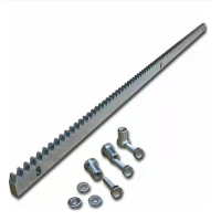 ราคา รางเฟืองสะพานเหล็ก มอเตอร์ประตูรีโมทยาว 1 เมตร1 เส้น หนา 8มิล พร้อมบูชน๊อต3ตัว เฟืองสะพานประตู ใช้กับมอเตอร์ประตูทุกรุ่นได้ (22671288413)