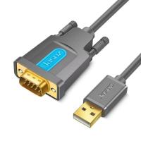 ราคา Jasoz USB 2 0 Male to RS232 DB9 Male 60Mbps Serial Cable Adapter with Gold Plated 9 Pin Connector (21527546510)