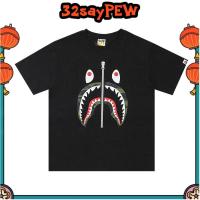 ราคา เสื้อยืด Bape Ape หัวฉลามพิมพ์แขนสั้น XS 5XL (21130941911)