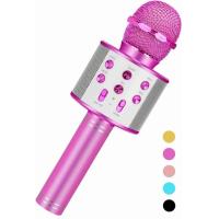 ราคา Kids Microphone for Singing Wireless Bluetooth Karaoke Microphone for s Toys for Boys Girls Gift for Birthday Party (21465319918)