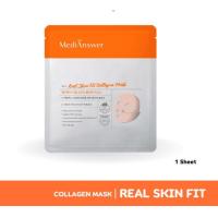 ราคา MEDIANSWER COLLAGEN MASK SHEET 4 สูตร VITAเหลือง CALMINGม่วง POREฟ้า REAL SKIN FITส้ม 1 แผ่น (22306673764)
