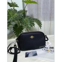 ราคา รุ่นฮิต กระเป๋าCoach กระเป๋า สะพายข้าง ผู้หญิง 2 ซิป หนังแท้ สีดำ ล้วนกระเป๋าโค้ช ขนาด9นิ้ว T2 (22275048818)