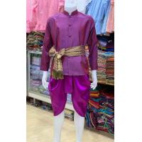 ราคา ชุดไทยผู้ชาย ชุดพี่หมื่นแขนยาว (20570227809)