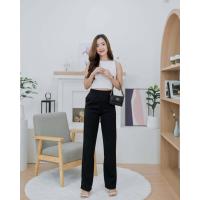 ราคา กางเกงกระบอกเล็ก ผ้าฮานาโกะ (5744578271)