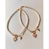 ราคา Bear n love necklace สร้อยหมีจี้หัวใจตัวอักษร vadaa craftroom (21203020235)