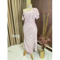 ราคา Janny เดรสสาวอวบ Bigsize Plussize XXL ชุดออกงาน ชุดราตรี ผ้ากลิตเตอร์ (21798686601)