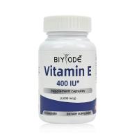 ราคา BIYODE Vitamin E Capsules Food Supplement ทำให้ผิวขาวขึ้น ลบสิว ริ้วรอยจางลง 268mg 60 Capsules (21592839540)