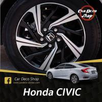 ราคา Honda Civic FC สติกเกอร์ดำเงา ติดล้อ รุ่น 1 8 EL 2018 รุ่น 1 8 E 2019 2020 (22448565259)