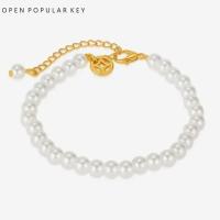 ราคา OLEVS Lucky Bracelet สำหรับผู้หญิง มุก แฟชั่น สไตล์เกาหลี (22502891369)