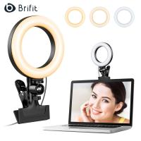 ราคา Brifit selfie LED Camera Lightclip on โทรศัพท์มือถือ fill Light พร้อมไฟ LED 20 ดวงไฟวงแหวนแบบชาร์จไฟได้สำหรับแสงกล้องไฟวิดีโอในกล้องสากลสำหรับ iponeSamsung Huawei และสมาร์ทโฟนอื่นๆ (16660508595)