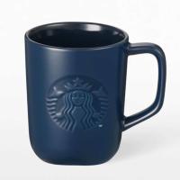 ราคา Starbucks Regrind Ceramic Navy Siren Holiday Mug 16ozแท้ (21573482658)