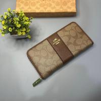 ราคา new กระเป๋ากระเป๋าสตางค์ใบยาวสำหรับผู้หญิงขนาด 7 5 นิ้วแบบซิปรอบ 1 ซิปงานสวย กระเป๋าสตางค์ใบยาว (16374469020)