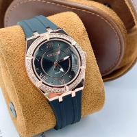 ราคา นาฬิกาข้อมือแบรนหรู GUESS สวยมาก สายยางหน้าปัด ขอบเพชร พร้อมกล่องฟรี (21401712286)