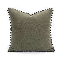 ราคา 45x45cm Fashion cool green geometric pillowcase woven pillow covernordic Luxury modern seat back cushion cover decorative for bedroom sofas hotels homestays throw pillow case (22423856686)