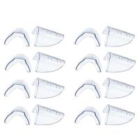 ราคา 8 Pairs Safety Eye Glasses Side on Clear Side Shield for Safety Glasses Fits Most Eyeglasses M L (21275291572)
