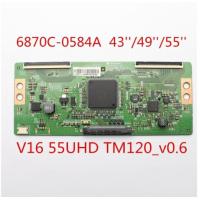 ราคา Tcon 6870C 0584A แผงทีวี43นิ้ว49นิ้ว55นิ้ว TM120 v0 6 55UHD V16ของแท้ Philips Sony LG วงจรรวม6870C 0584A T Con (20806182165)