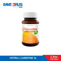 ราคา VISTRA L CARNITINE 3L 30 Tablet วิสทร้า แอล คาร์นิทีน 30เม็ด เพิ่มการเผาพลาญและควบคุมน้ำหนัก (4582662267)