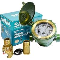 ราคา มาตรวัดน้ำ มิเตอร์น้ำ SANWA ซันวา ขนาด 1 2 4หุน (16862042110)