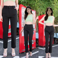 ราคา กางเกงผ้าฮานาโกะ ขากระบอกเล็ก ซิปหน้า ไม่มีลาย ไซส์S 3XL มีกระเป๋าสองข้าง กางเกงใส่ทำงานผู้หญิง กางเกงขายาว ตะขอหน้า มีกระเป๋า2 ข้าง ผ้าฮานาโกะ (22352200245)