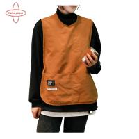 ราคา ผ้ากันเปื้อนศิลปินกันน้ำผ้ากันเปื้อนทำอาหารกันรอยเปื้อนกันน้ำมีกระเป๋าผ้ากันเปื้อนไนลอนครัวกันรอยเปื้อนกันคราบสำหรับงานหัตถกรรมเสื้อกั๊กแขนกุดกันเปื้อนสำหรับงานจิตรกรรมเสื้อโค้ทแบบลำลองสีพื้น (2217452