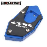 ราคา For HONDA CBR650F CB CBR 650F CB650F CBR650 F Motorcycle CNC Kickstand Foot Side Stand Extension Pad Support Plate Enlarge Stand (20707014163)