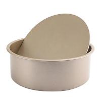 ราคา ReadyStock 8 Inch Bakeware Round Cake Pan with Removable Loose Bottom Nonstick Quick Release Coating Bakeware Champagne Gold (22243071322)