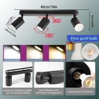 ราคา LED ไฟราง Track light ไฟสปอร์ตไลท์ GU10 โคมไฟเพดาน COB ไฟส่องป้าย ไฟราง เพดาน ร้านขายเสื้อผ้าเชิงพาณิชย์ทางเดิน โคมไฟ (22156038290)