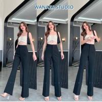 ราคา จัดส่งเร็ว WT25 รุ่น ขาม้า 2ตะขอ ซิปด้านหน้า และซิปด้านข้าง ผ้าโรเชฟ กางเกงขาม้า กางเกงขายาวผู้หญิง กางเกงเอวสูง ผู้หญิง เก็บพุง ทรงเป๊ะใส่สวย ใส่ทำงานสวย (22442745737)