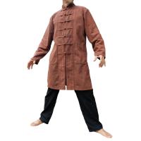 ราคา ร้านผ้าเมือง เสื้อผ้าฝ้ายพื้นเมือง คอจีน กระดุมจีน แขนยาว ตัวยาว กังฟู ต่อสู้ ไทเก๊ก กระเป๋า 2 ข้าง (19909445125)