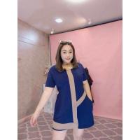 ราคา ใหม่ Set 2 ชิ้นขาสั้นสาวอวบ เซ็ทขาสั้นสีโทนชายเสื้อไม่เท่ากันไซส์ใหญ่สาวอวบ Free size 40 50 นิ้ว ใส่สวย เป็นผ้าวูลเวฟ (22187425002)