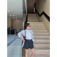 ราคา GLAMCLOTHES Stevia shorts กางเกงขาสั้นเอวสูง แถมเข็มขัด (22374172351)
