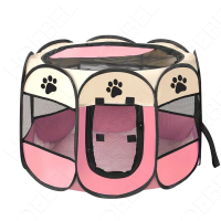 ราคา คอกสัตว์เลี้ยง 8เหลี่ยม พับเก็บได้ คอกสุนัขพกพา ห้องคลอดสัตว์เลี้ยง พับได้พกพาได้ที่นอนสัตว์เลี้ยงแบบพกพา คอกแมว คอกหมา (21921399504)