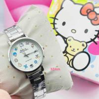 ราคา นาฬิกาคิตตี้ ข้อมือแฟชั่นน่ารัก นาฬิกาข้อมือเด็กผู้หญิง คิตตี้ สายเหล็ก คิดตี้ สายเลส แถมฟรี กล่องลายคิตตี้ (21531464529)