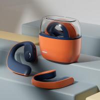 ราคา หูฟังบลูทู ธ แบบไม่ใส่หูสีส้มแดง หูฟังไร้สายนำเสียงผ่านกระดูกเทคโนโลยีสีดำหูฟังบลูทูธลดเสียงรบกวนหูฟังเบสที่น่าตกใจ HiFi กันน้ำชุดหูฟังสำหรับเล่นกีฬา (22668558712)