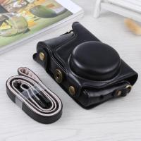 ราคา กระเป๋าเคสหนัง PU กล้องเต็มรูปแบบพร้อมสายสำหรับ Samsung Galaxy Camera EK GC100 EK GC110 EK GC200 (14552447643)