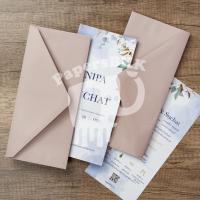 ราคา ซองเบอร์ ยุโรป 4x9 นิ้ว สีพาสเทล ซองการ์ดแต่งงาน 50ชอง 1แพค Envelope (12947973883)