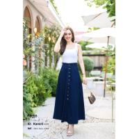 ราคา กระโปรงยีนส์ย้วยยาวกระดุมทรงเกาหลีผ้านุ่มใส่สบายพร้อมส่ง (21731890298)