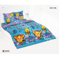 ราคา TOTO ผ้าปูที่นอนโตโต้ DISNEY ลายการ์ตูนลิขสิทธิ์ ขนาด 3 5 5 6 ฟุต คิวตี้ หมีพูห์ CUTIES POOH รหัสสินค้า CU145 สีฟ้า เฉพาะชุดผ้าปูไม่รวมผ้านวม (21531896081)