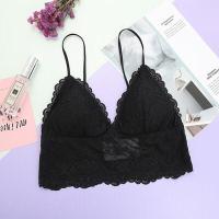 ราคา 6IXTY8IGHT 68ของแท้ใส่สบายไร้โครงเหล็กลูกไม้สวยหวานแบบบางพร้อมแผ่นรองบราสำหรับสาวๆ br03874 (10936972439)