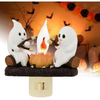 ราคา Ghost Campfire Flickering Plug in Night Light Halloween Ghost Pumpkin Night Light Halloween Decoration for Boys Girls (22422864205)