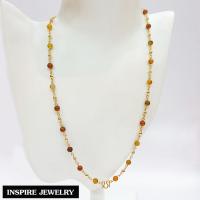 ราคา Inspire Jewelry NN สร้อยคอ สร้อยข้อมือ หินโกเมน ทูร์มาลีน หินเกล็ดมังกร สร้อยคอ ขนาด 24 นิ้ว ตัวเรือน24K พร้อมกล่องทอง เป็นหินความเป็นสิริมงคล และนำโชค (21695506916)