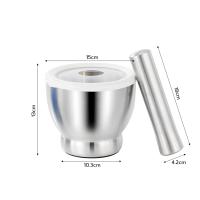 ราคา ครกหินแท้ ครกอ่างศิลา ครกหิน marble mortar ทรงลึกลายอ่างศิลา ขนาด 4นิ้ว พร้อมสาก ตำพริกแกงได้ ขนาด 9 10 13 และ15cm Dee CoffeeTH (22421371039)