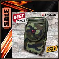 ราคา โปรโมชั่น ซองใส่โทรศัพท์ Dakar ร้อยเข็มขัด ทหาร ฝาปิดสั้น สองซิป ผ้าแคนวาส อย่างดี ใส่โทรศัพท์ได้ถึง 6 5 นิ้ว จัดส่งรวดเร็วทันใจ (9641767523)