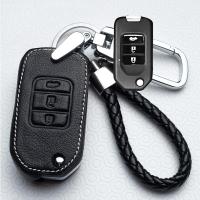 ราคา GTIOATO สำหรับ Honda เคสกุญแจรถยนต์ ปลอกกุญแจรถยนต์ หนัง PU กระเป๋าใส่กุญแจรถยนต์ เคสกุญแจรถ ซองใส่กุญแจรถ สำหรับ Honda City HRV Civic Jazz CRV Brio Accord Mobilio Odyssey BRV (12090474828)