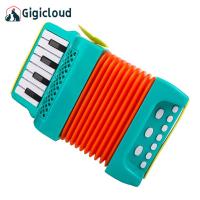 ราคา Kids Accordion Toy Instrument 10 Keys 8 Bass Accordions Musical Instrument Educational Toys Gifts For Boys Girls (22256968127)